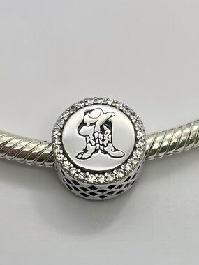 Pandora Texas cowboy Charm Bracelet Jewelry